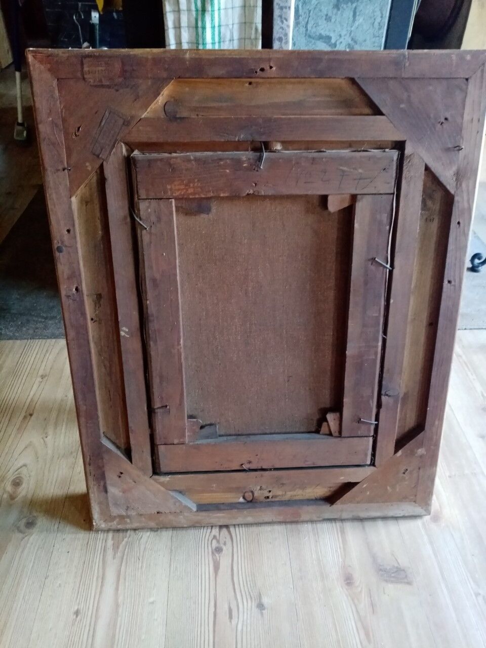 Oil on canvas framed by carl theodor meyer-basel 1860/1932