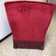 Napoleon III armchair in garnet velvet