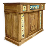 Rare Art Nouveau enamel counter