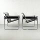 pair of Wassiily armchairs by Marcel Breuer for Gavina - 1960s