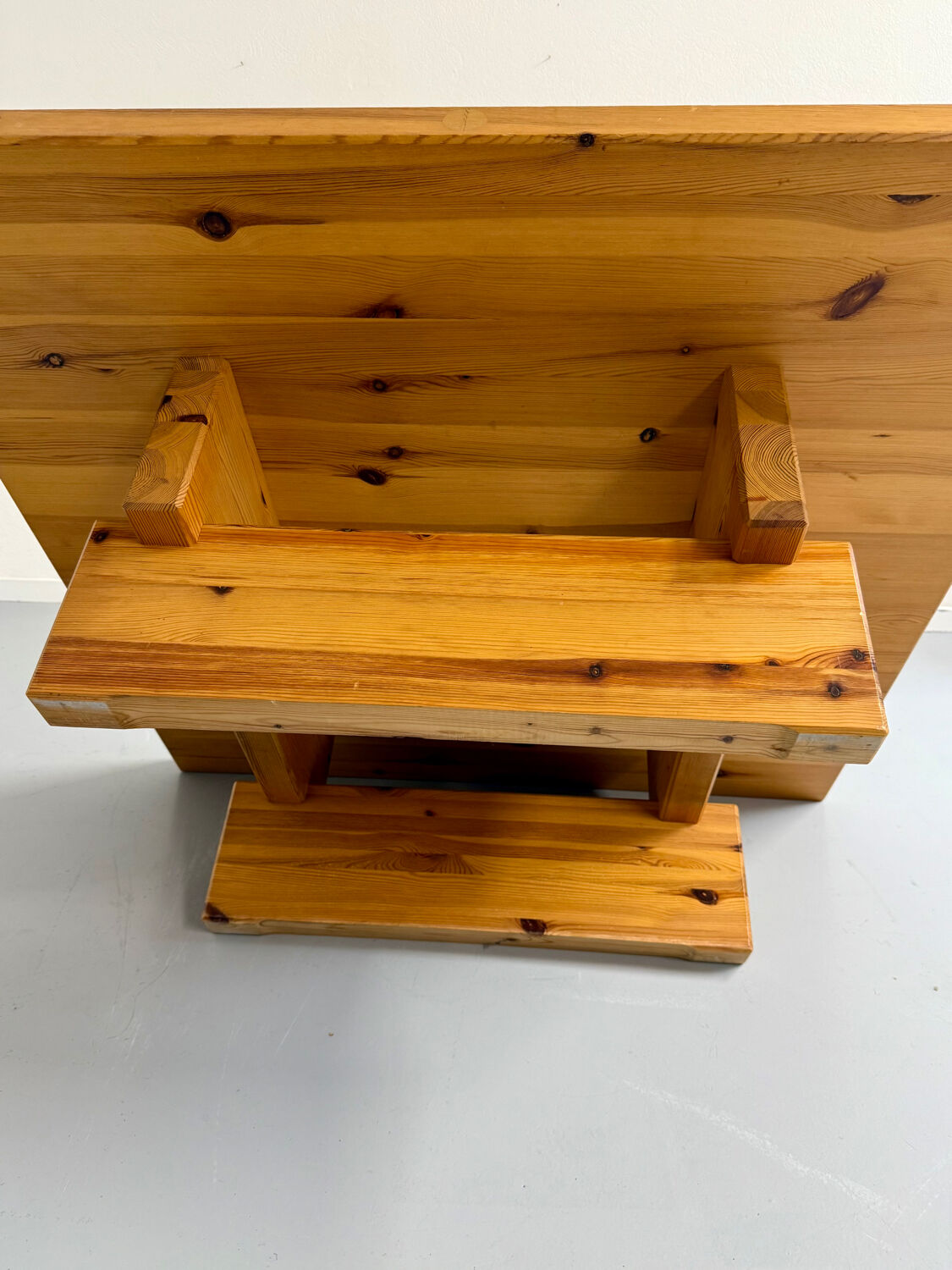 Pine coffee table "Kvadrat" design Wilhelmsson Andersson and Söner