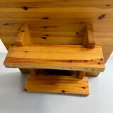 Pine coffee table "Kvadrat" design Wilhelmsson Andersson and Söner