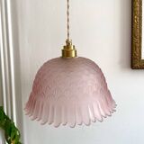Art Deco cut glass pendant light
