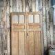 Pair of oak wardrobe doors