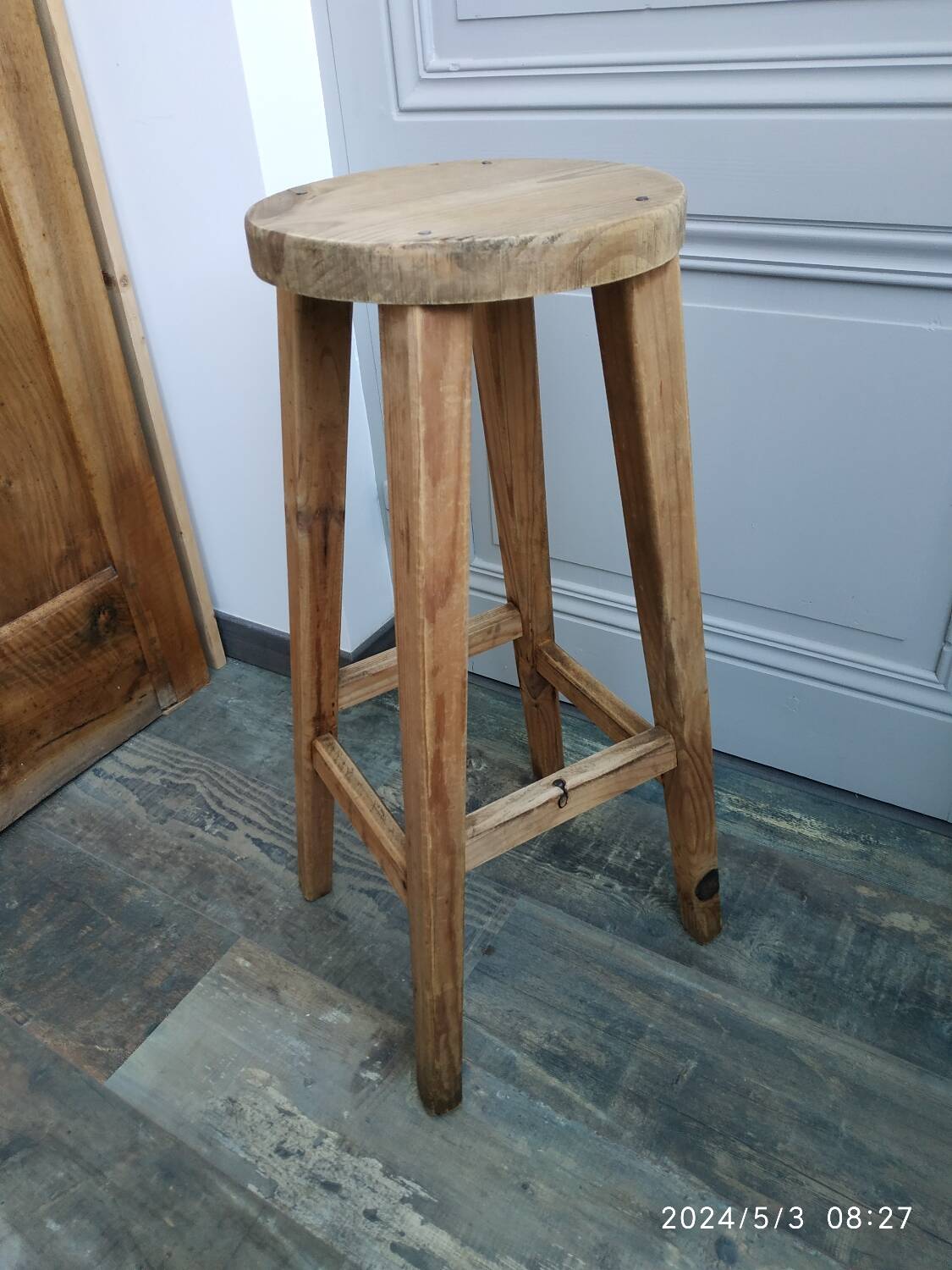 Wooden stool