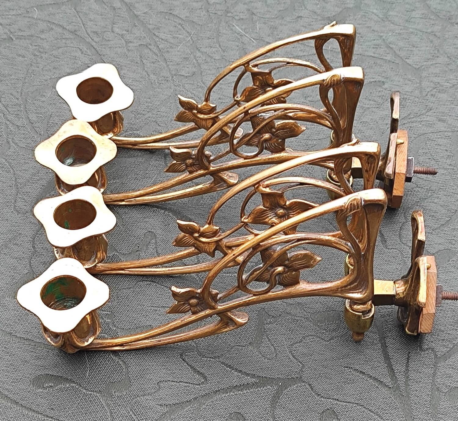 Pleyel art nouveau wall lights