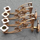 Appliques art nouveau Pleyel