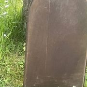 Old molded wooden mirror