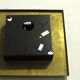 Brass and Glass Ceiling/ Wall Lamp by Hillebrand , 1990s