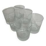 Lot 5 verres cristal ancien