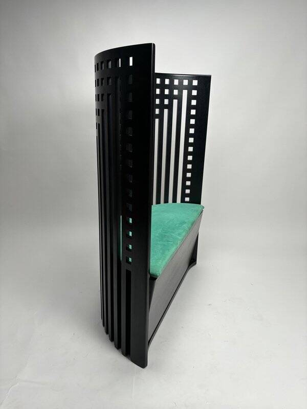 312 Willow Throne Original Armchair attributed to Charles Rennie Mackintosh for Cassina, 1980s