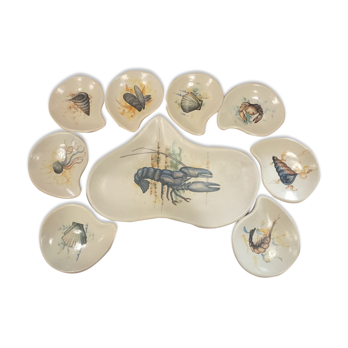 RENÉ DELARUE DESVRES, crustacean service