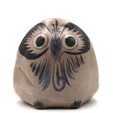 Mexican ceramic owl, sculpture from Mexico, 1970s.