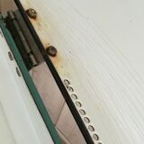 Minth blue enamelled metal box