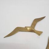 Set of three brass wall objects - birds, The Netherlands, 1960's