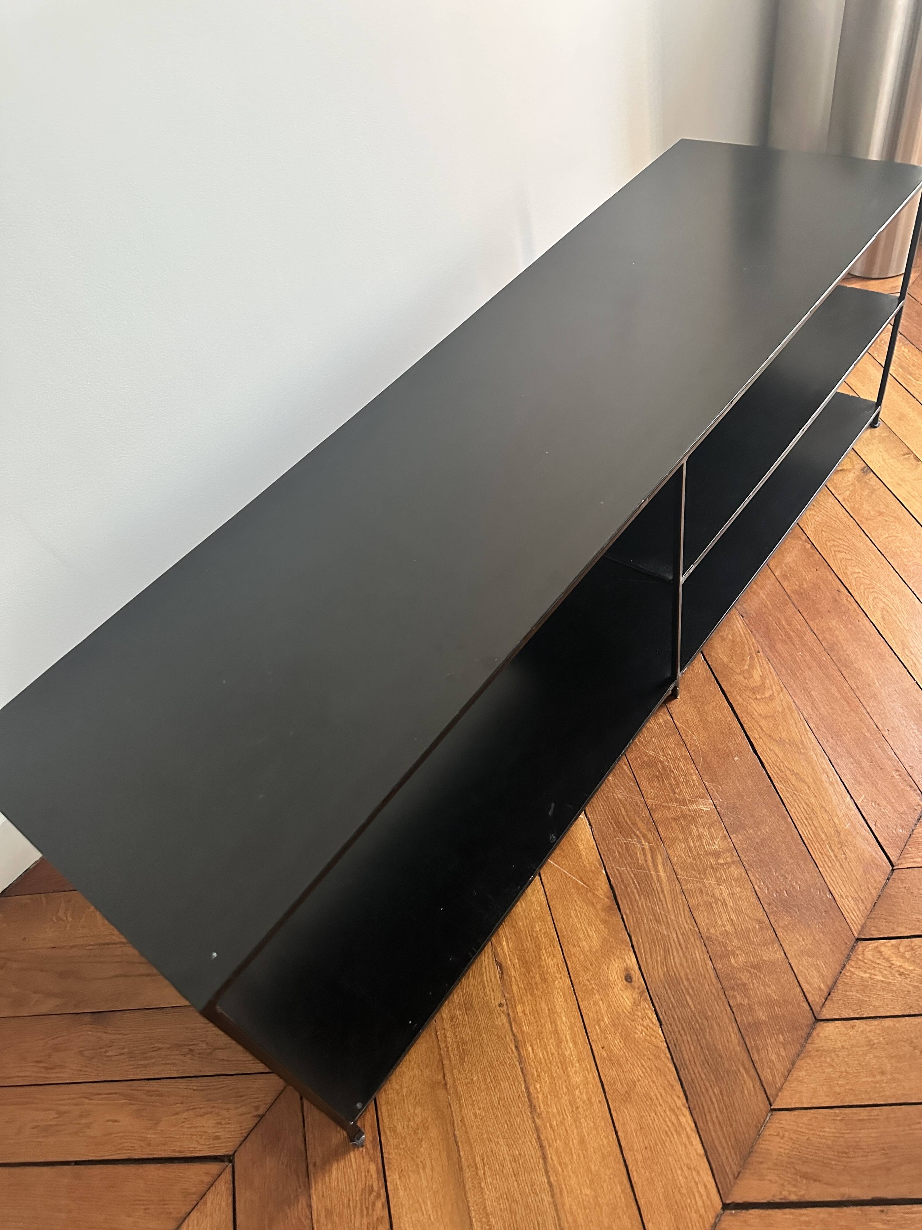AM/PM steel metal TV cabinet