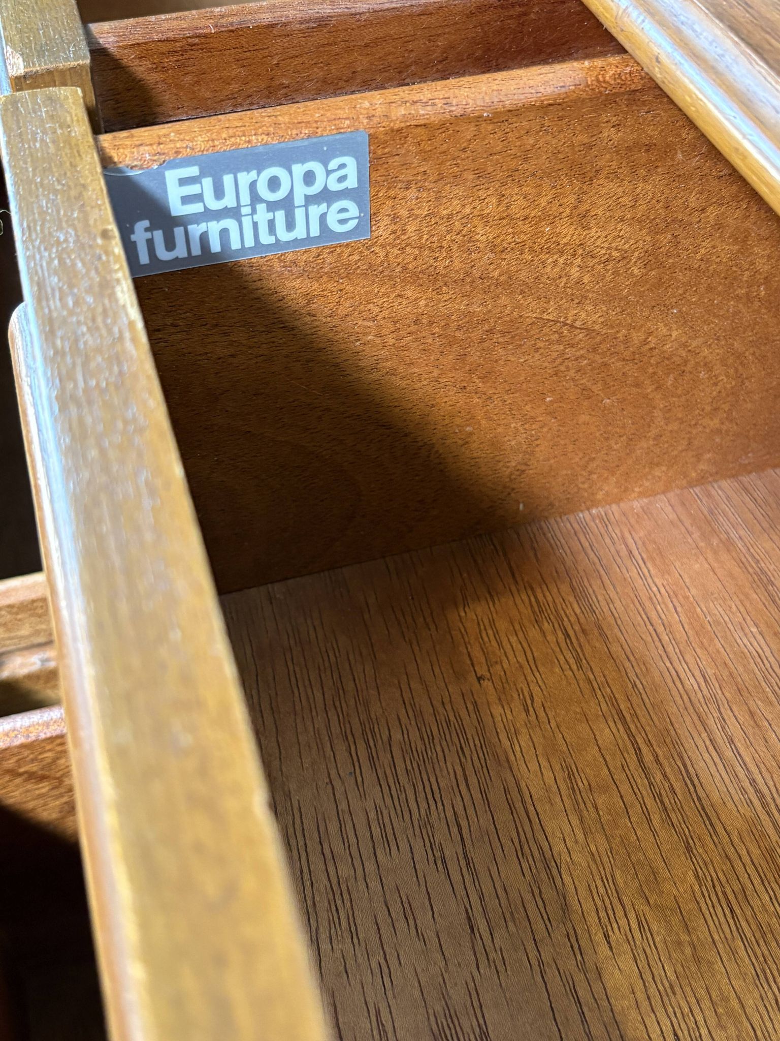 Mid-Century Retro Vintage Sideboard by Europa Furniture 1960  Four Drawers