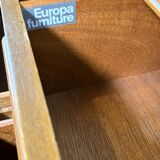 Mid-Century Retro Vintage Sideboard by Europa Furniture 1960  Four Drawers