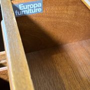Mid-Century Retro Vintage Sideboard by Europa Furniture 1960  Four Drawers