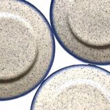 Set of 10 plates in stoneware from Poland