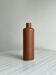 Decorative brown ceramic bottle.