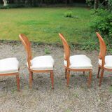 Set of 4 chairs Louis XVI