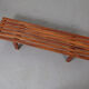 Mahogany slat bench 1960