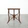 Antique Thonet design side table from the early 20th century with a natural stone top