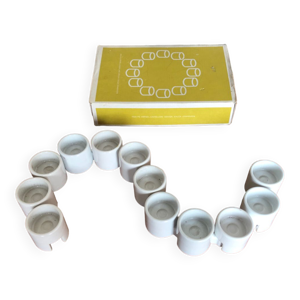 12 anciens bougeoirs