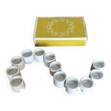 12 old candlesticks ikea design ehlen johansson white ceramic + box