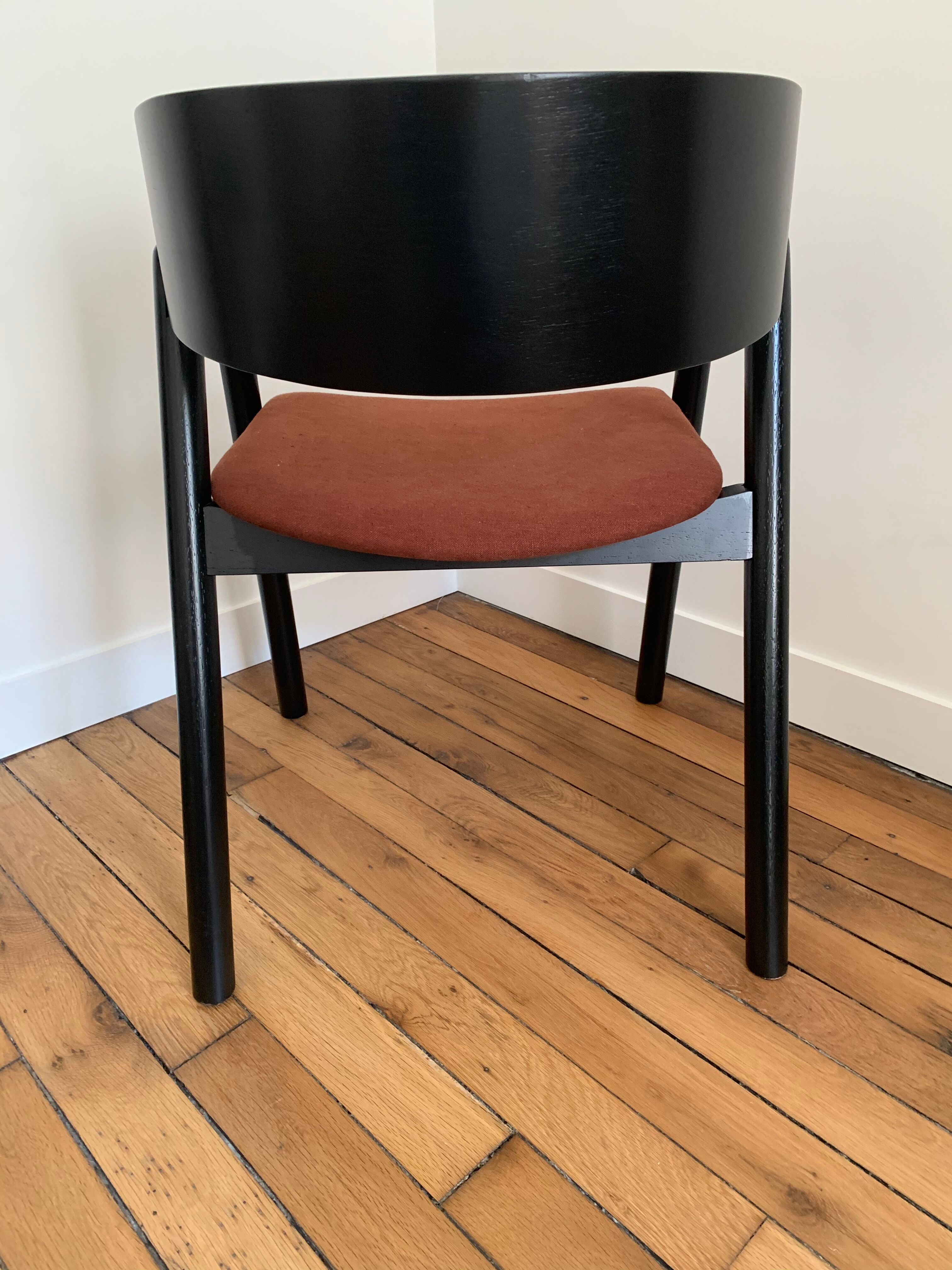 Chaise fauteuil scandinave moderne