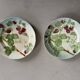 Set of 2 old Saint Clément slip plates