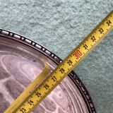Silver metal tray
