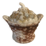 Opaline sugar bowl