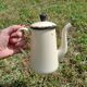 Small retro enamelled metal coffee pot 💐
