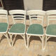 Ensemble de 4 chaises bistrot anciennes des années 50