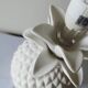Pineapple lamp in white biscuit
