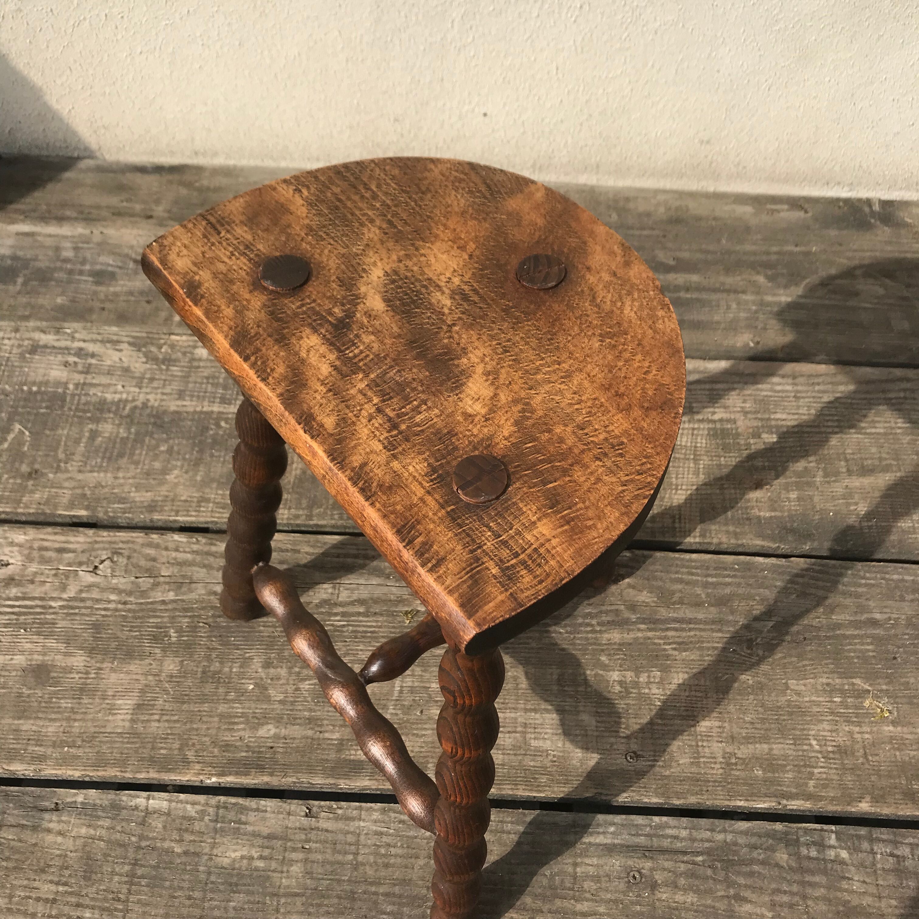 Vintage tripod stool