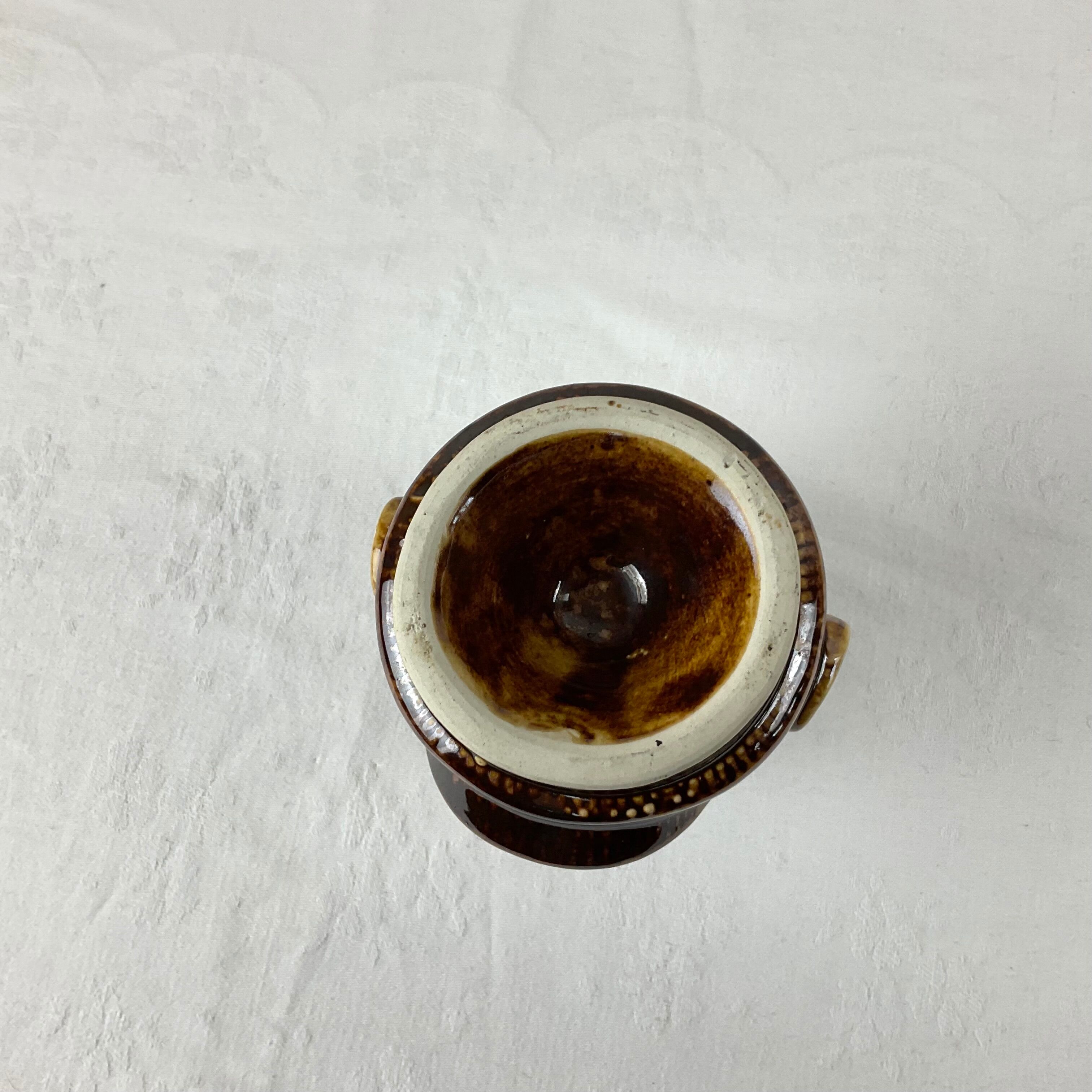 Small vintage ethnic face vase