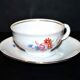 CPN, Tasse fleurie en porcelaine vintage - Porcelaine de Luxe La Compagnie Nationale de Porcelaine