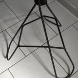 Vintage metal and wood coat rack