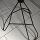 Vintage metal and wood coat rack