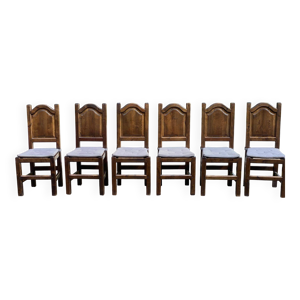 6 chaises à manger campagne