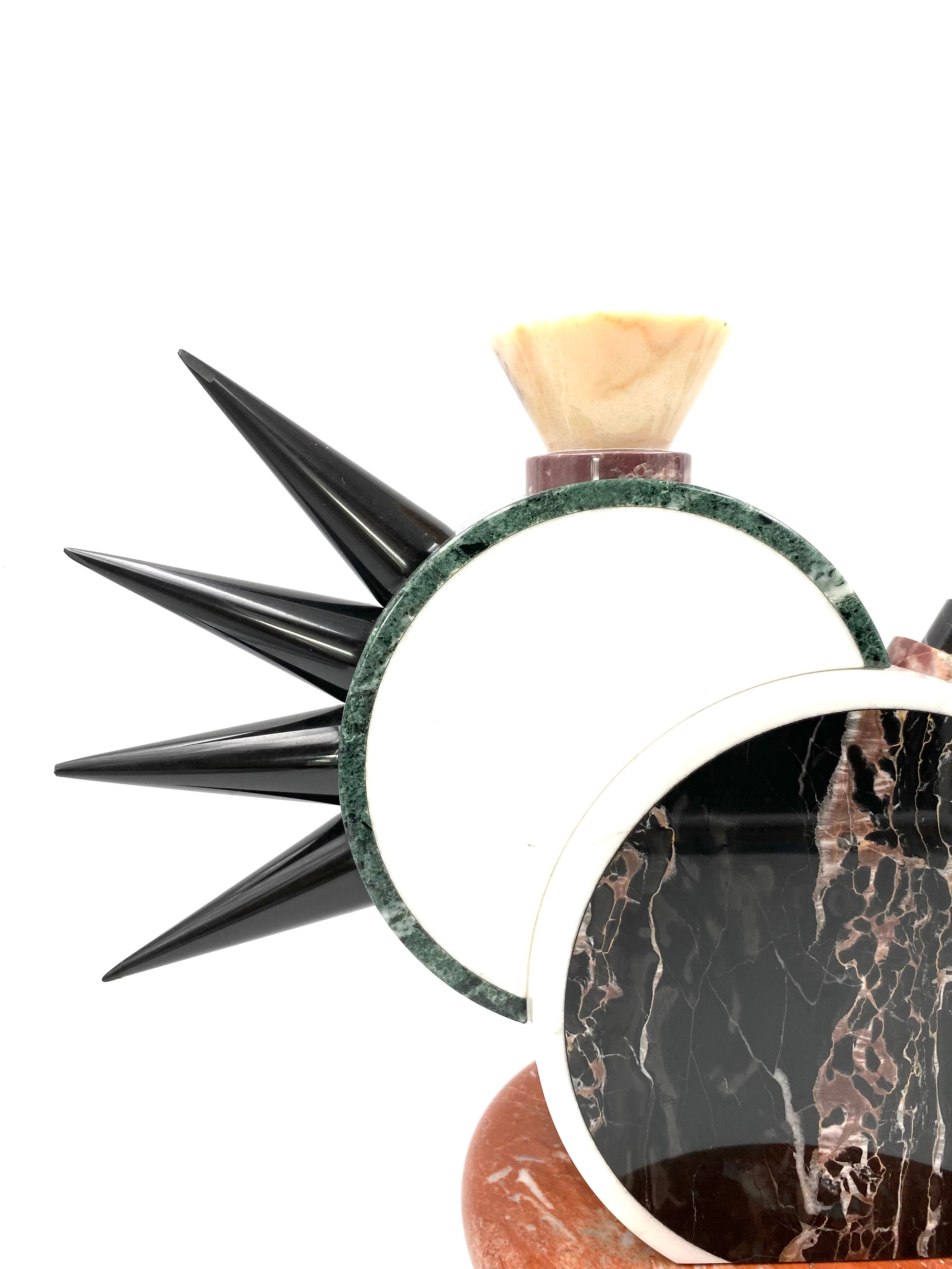 Vase sculptural 'Sholapur', Michele de Lucchi, Up &Up, Carrare Italie, 1985