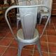 8 industrial iron chairs