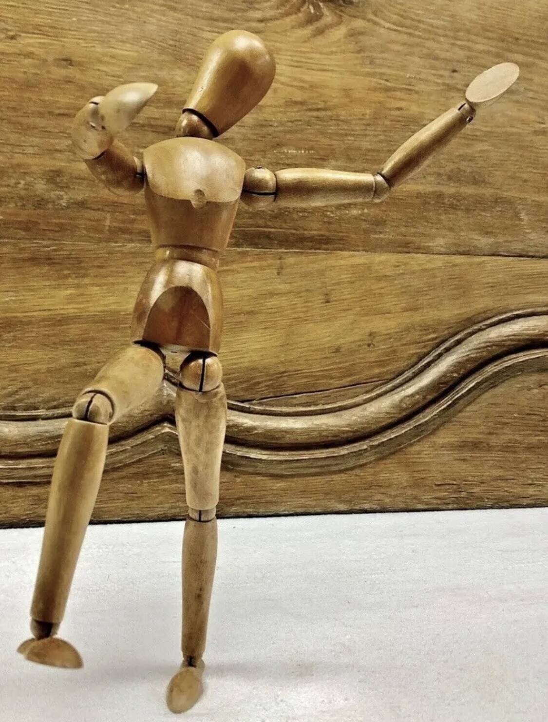 Former artist's studio mannequin