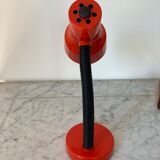 Vintage red metal lamp