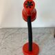 Vintage red metal lamp