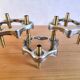 3 bougeoirs design années 70