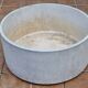 Large round container in composite material for garden, 53 cm in diameter and 25 cm in height